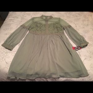 Mint green Xhilaration boho high neck dress